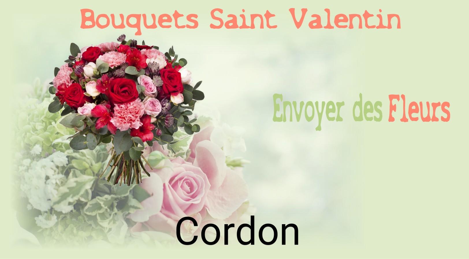 Roses de Saint-Valentin livrées à Cordon